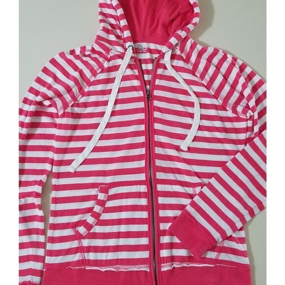 So Hooded Stripe Hoodie Jacket - Picture 1 of 9